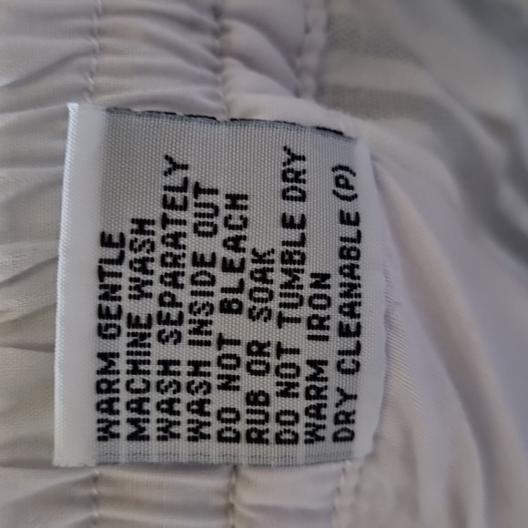 French star overalls, vintage, 90's,blue denim look & white stripes, size L - Picture 12 of 13